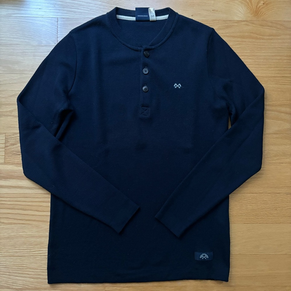 Bleu de Paname navy wool sweater